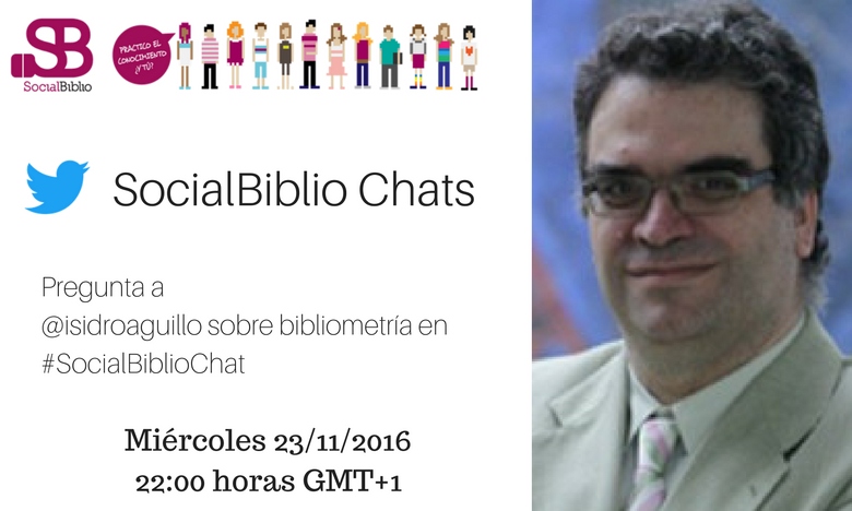 Isidro Aguillo en SocialBiblioChat